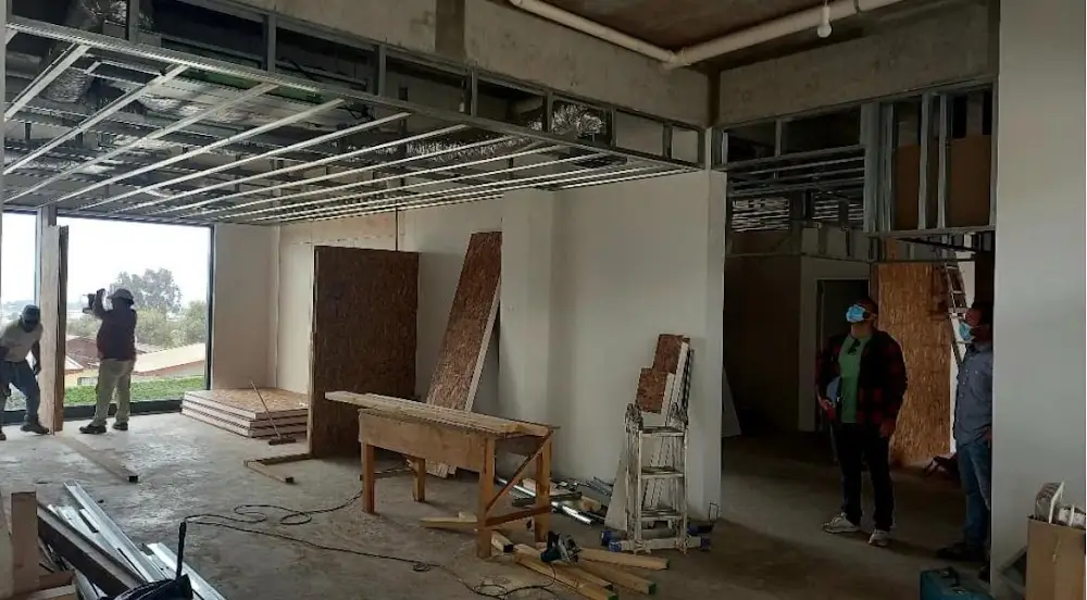 Habilitación interior en obra